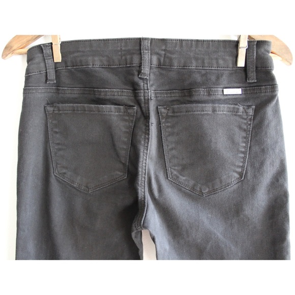 KanCan Preowned Raw Hem Distressed Washed Black Skinny Jeans 7 27 - Picture 7 of 9